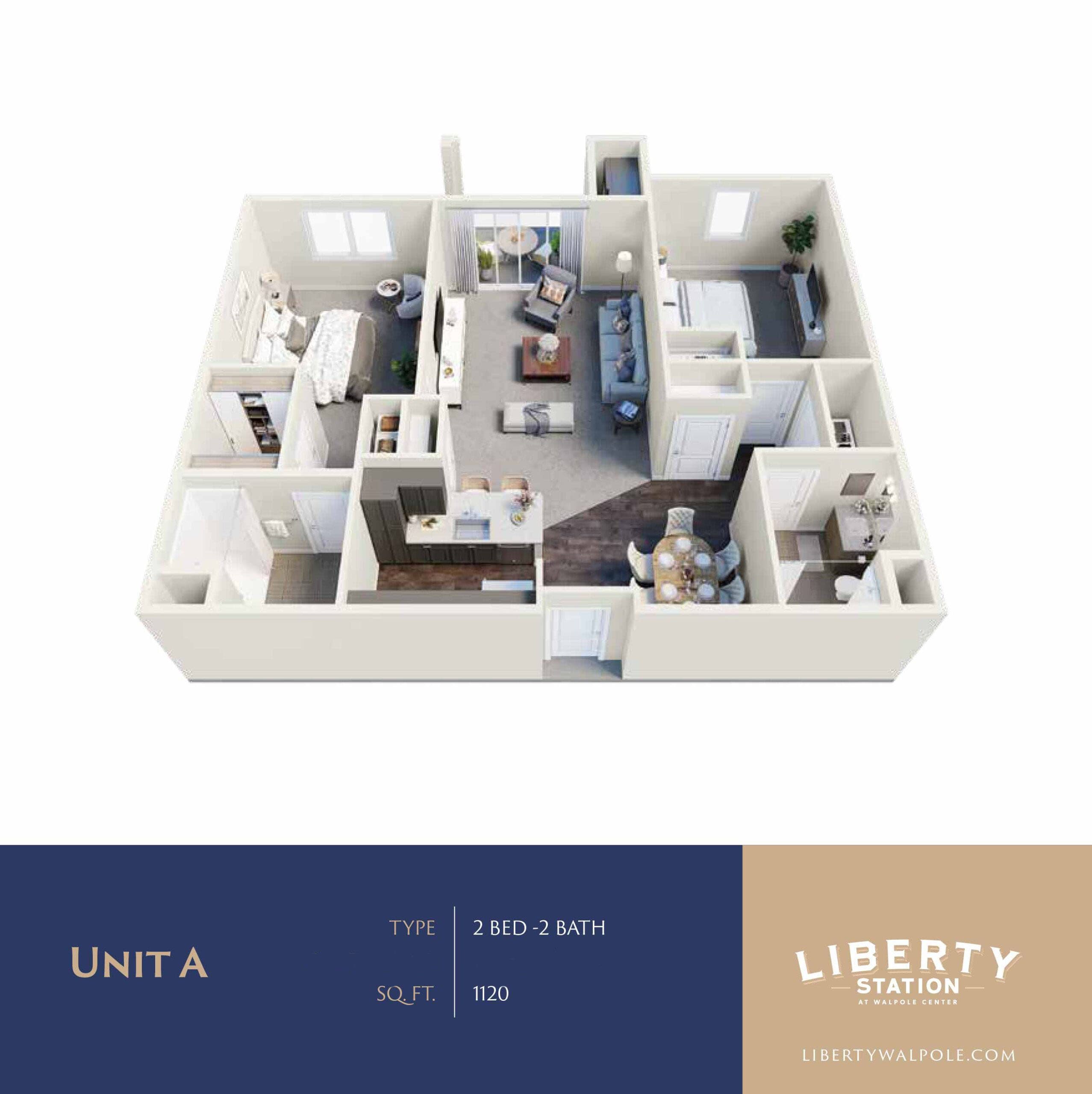 Plan A floor plan diagram
