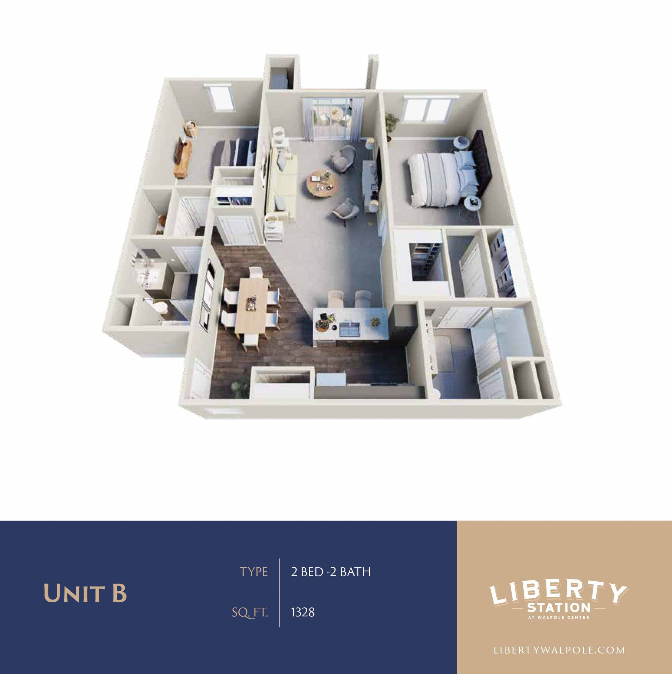 Plan B floor plan diagram