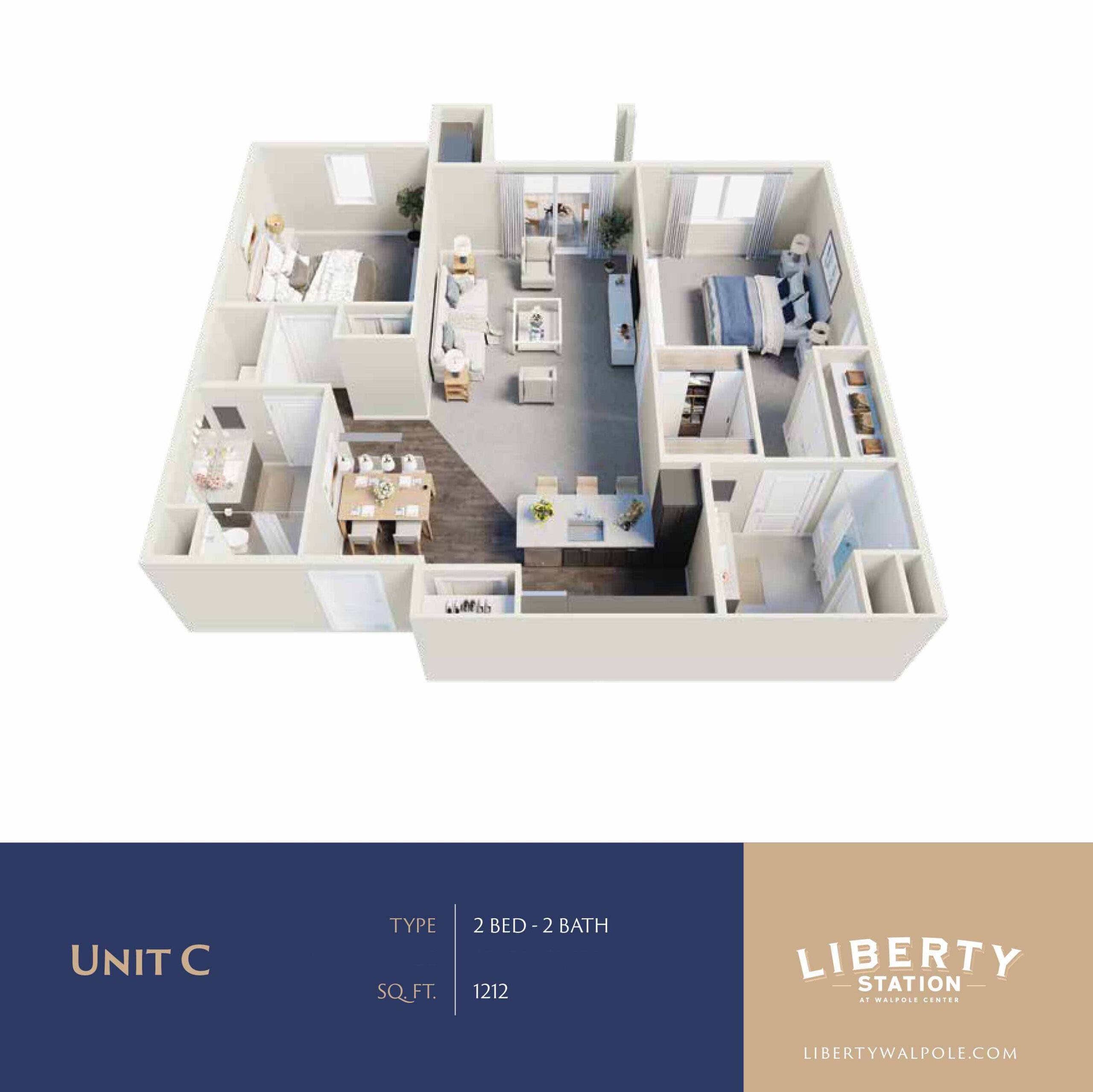 Plan C floor plan diagram