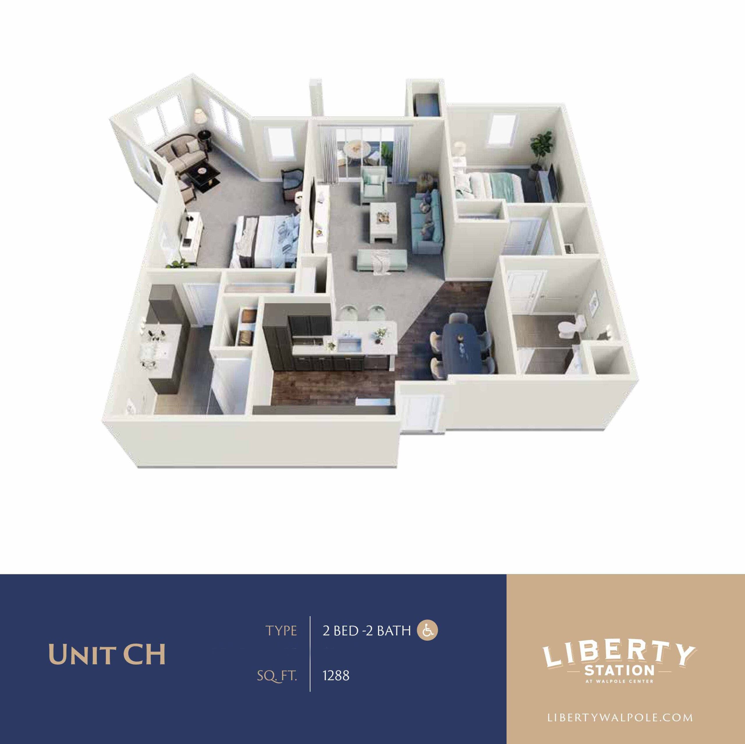 Plan CH floor plan diagram