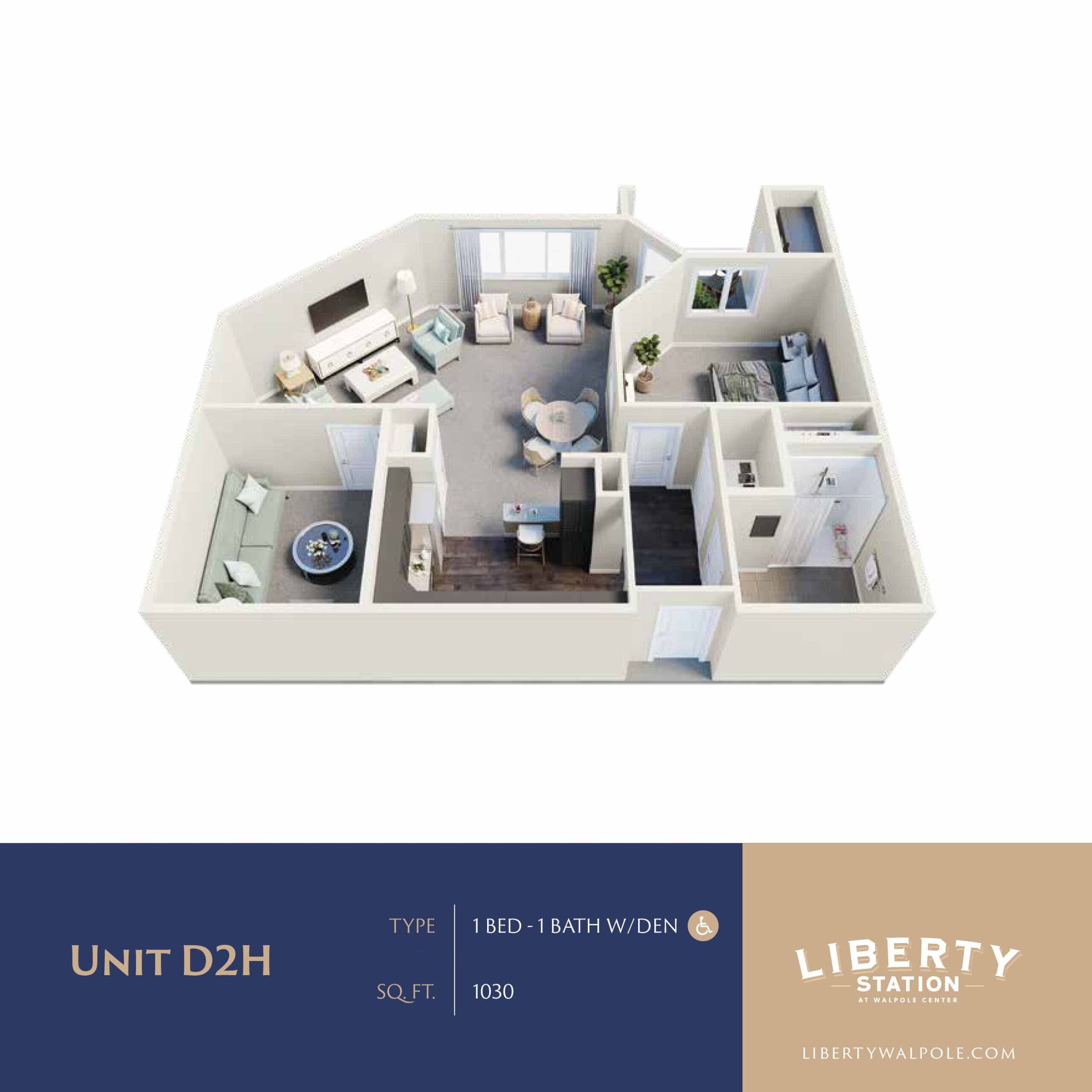 Plan D2H floor plan diagram